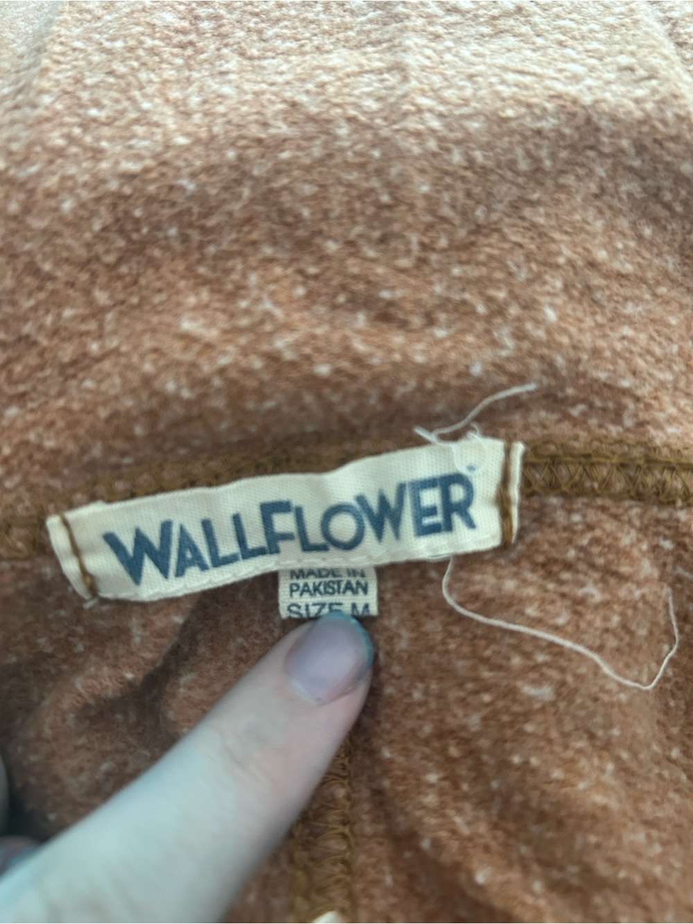 Wallflower Rust Brown Cotton Drawstring Overalls Jumpsuit - Picture 2 of 3